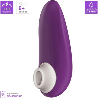 Бесконтактный клиторальный стимулятор WOMANIZER STARLET 3 фиолетовый Бесконтактный клиторальный стимулятор WOMANIZER STARLET 3 фиолетовый
